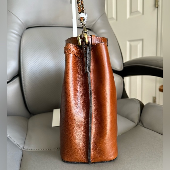 Patricia Nash Vintage Distressed Braided Set: LedraBucketBag & NazariWallet, NWT - Picture 6 of 17